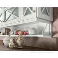 European Modern White Cheap Farmhouse Island Kitchen Cabinet